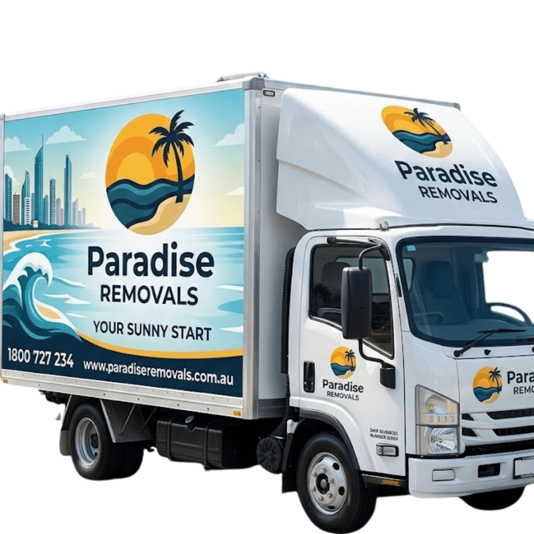 Paradise Removals truck serving Arundel